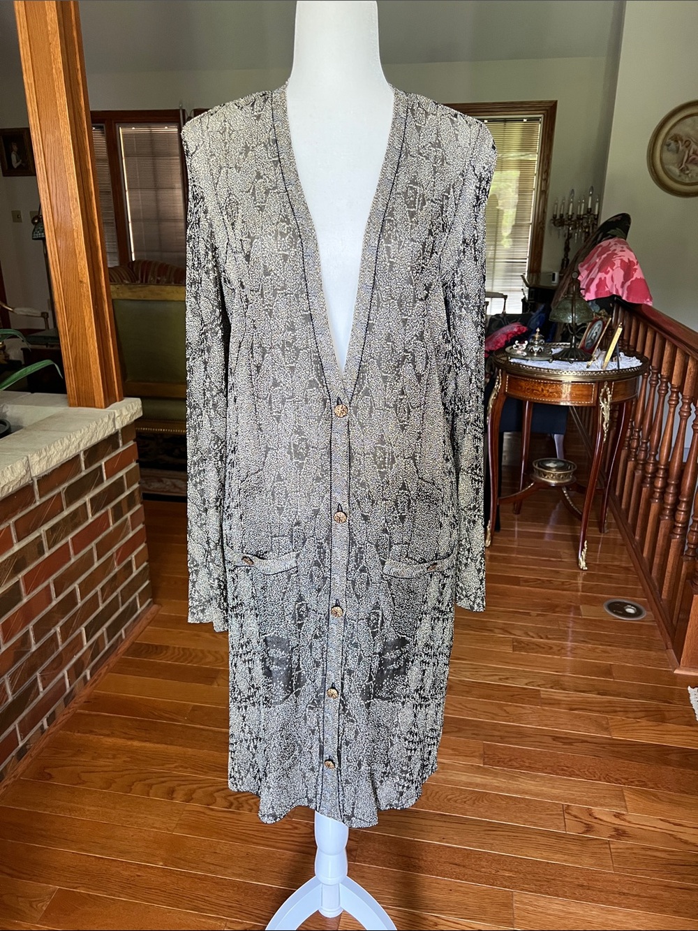 CHANEL SILK CARDIGAN